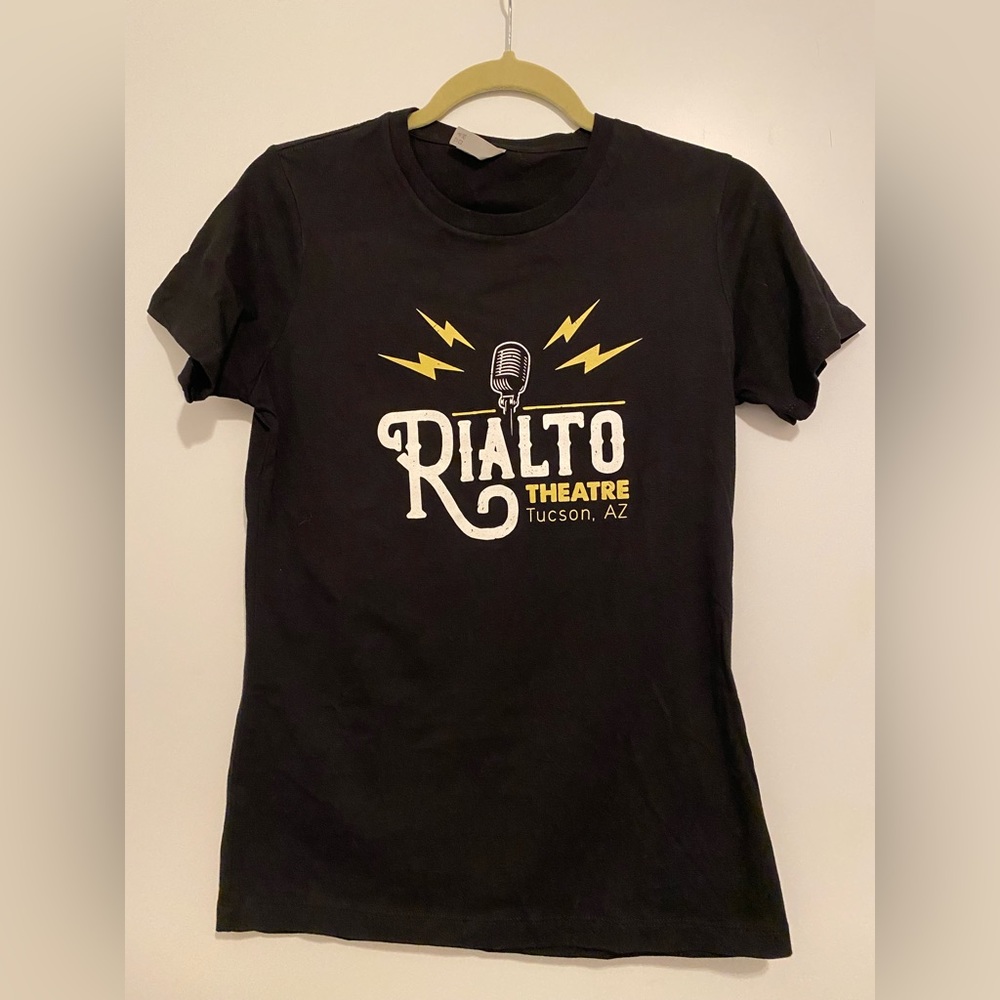 Women’s black Rialto Theatre T-shirts